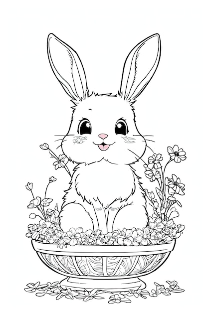 kids coloring book page