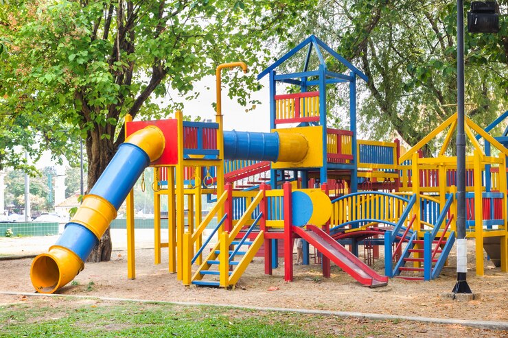 Photo kids playground equipment