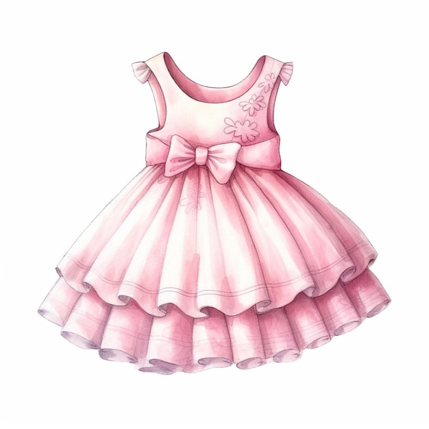 New Stylish Dress Drawing || Beautiful Barbie Girl Frock rawing || Pencil Drawing  Frock... - YouTube