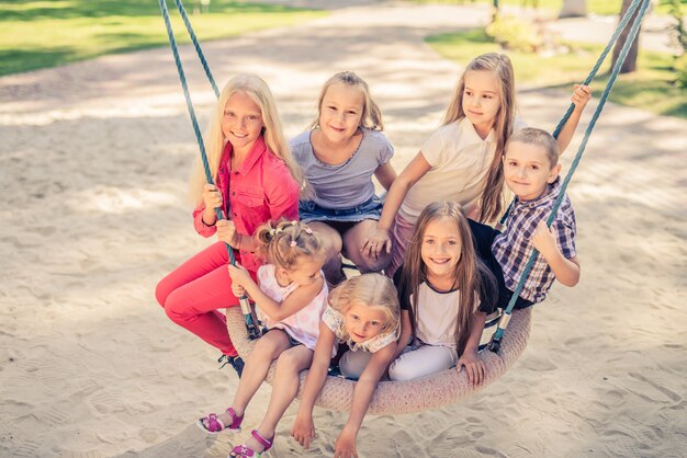 Kids on the Swing