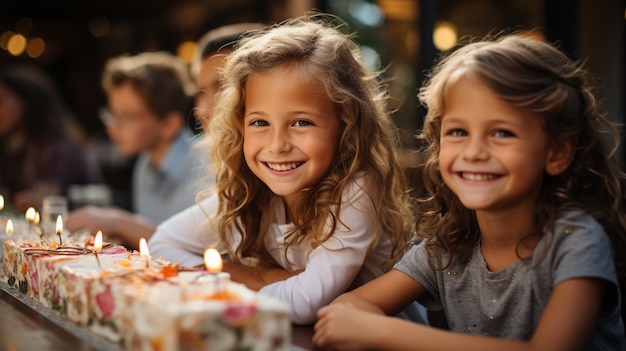 Kids Unleash Fun and Frolic Around the Cake Table