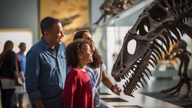 kids visiting a museum