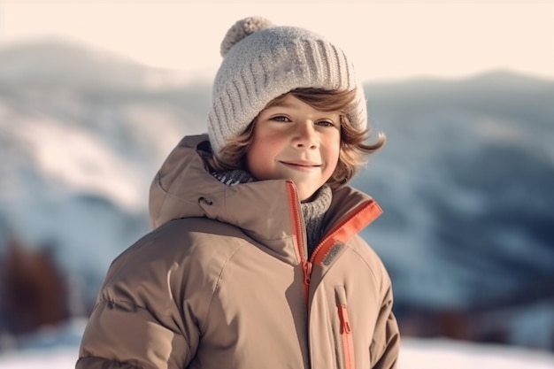 Детская зимняя одежда повседневная и формальная предупредительная одежда