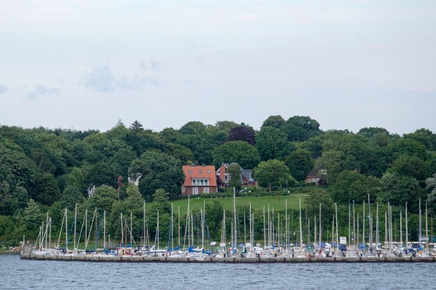 Kiel at the baltic sea in germany