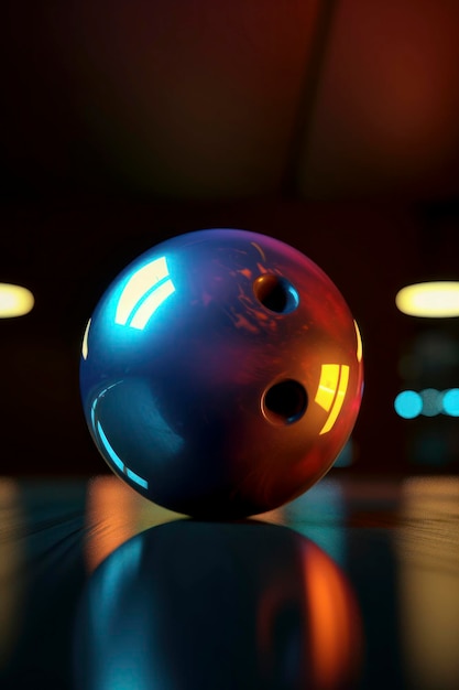 Kies bowlingbal AI gegenereerd