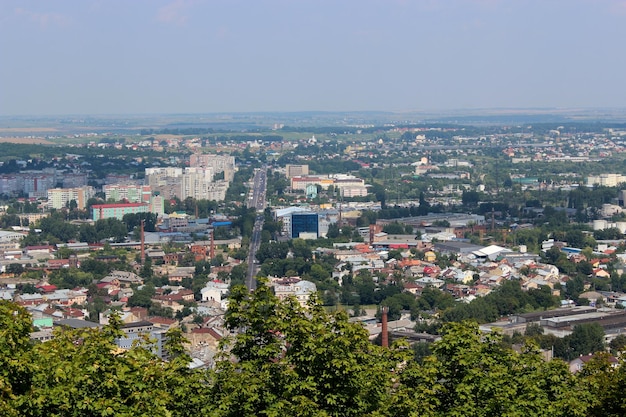 Kijk naar de daken in de stad Lvov