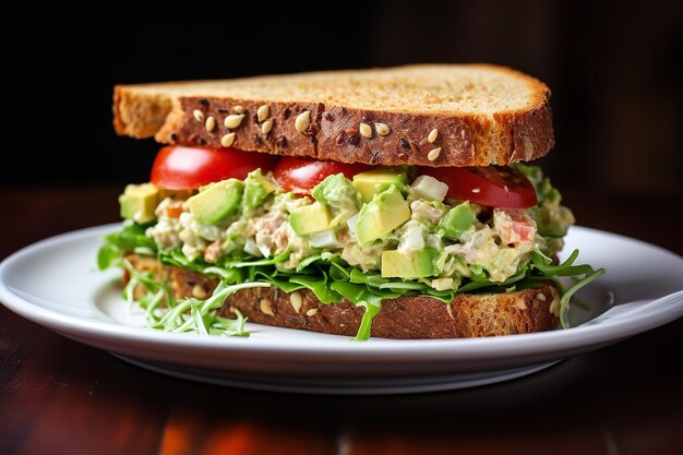 Kikkererwtensalade Sandwich Diner Recept