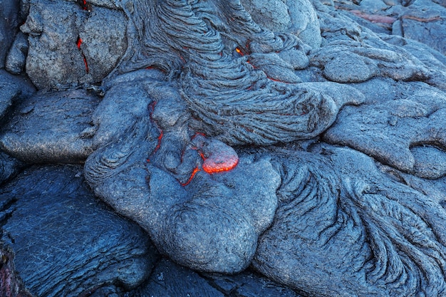 Kilauea actieve vulkaan op big island, hawaii