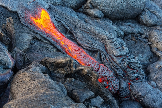 ハワイ島のキラウエア活火山