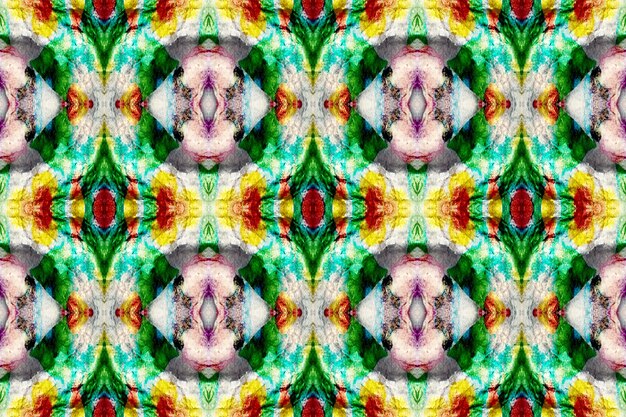 キリムラグのランダムなテクスチャー。ペイント ブラシ アステカの背景。シェブロンの幾何学的な水着パターン。水彩のエスニック デザイン。緑、赤、グレーのパステル楽しい長方形のイカットの関係。民族のシームレスなパターン。