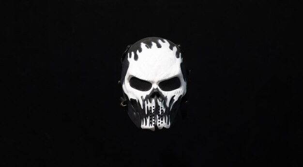 The Punisher logo Wallpaper 4K, White background