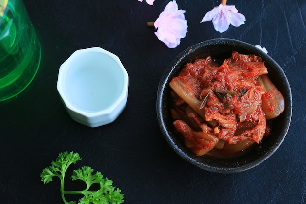 김치 양배추-한국 음식