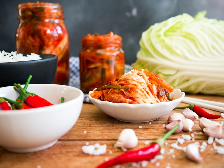 Photo kimchi,fermented cabbage traditional korean food.