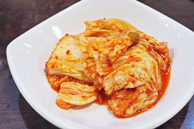 Photo kimchi and pickled vegetables.