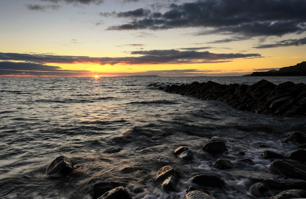 Foto baia di kimmeridge nel dorset