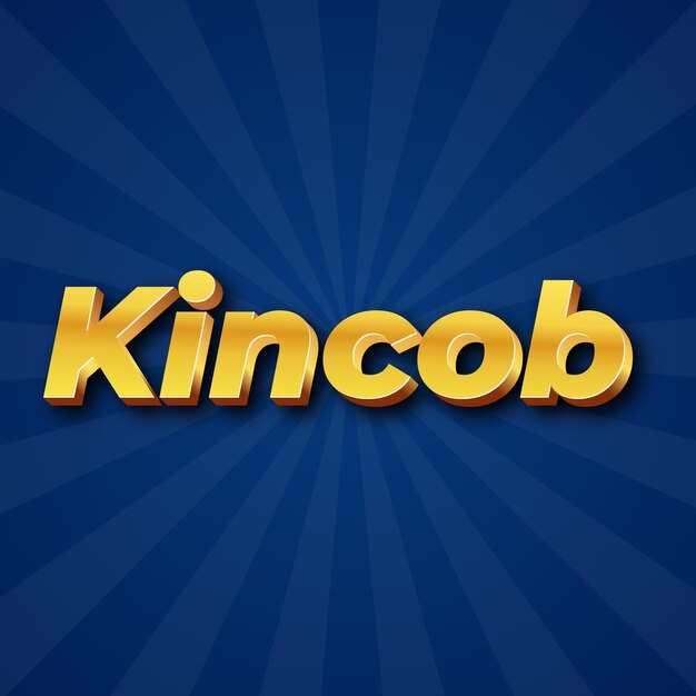 Kincob Teksteffect Gouden JPG aantrekkelijke achtergrondkaartfoto