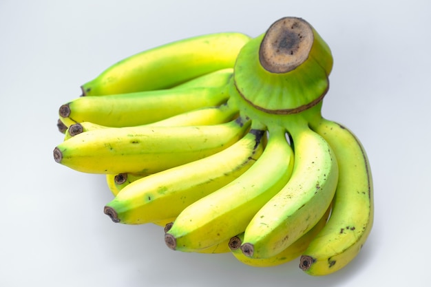 kind of banana isolated on white background