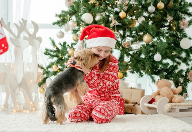 Kind in de kersttijd