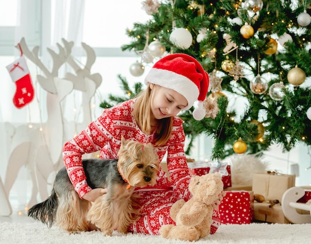 Kind in de kersttijd