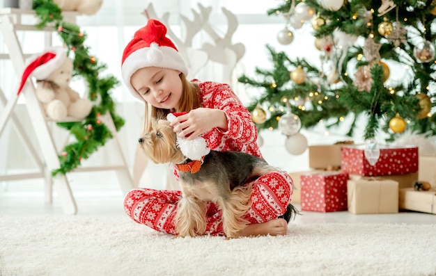 Kind in de kersttijd