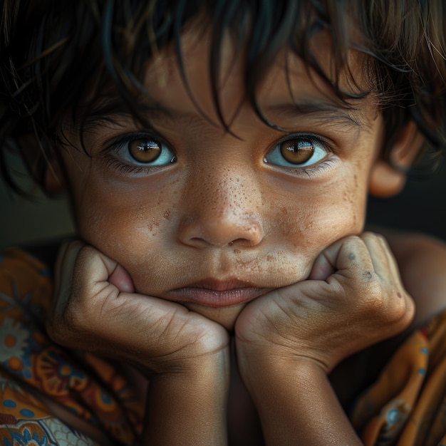 Kind van het weeshuis een teder portret van veerkracht en hoop de reis van kinderen die zorg en steun nodig hebben een licht schijnen op hun kracht en potentieel te midden van tegenslagen