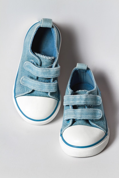 Kinder sneakers van blauwe kleur