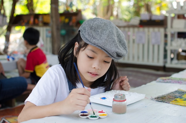 Kinderen Aziatische kleuren