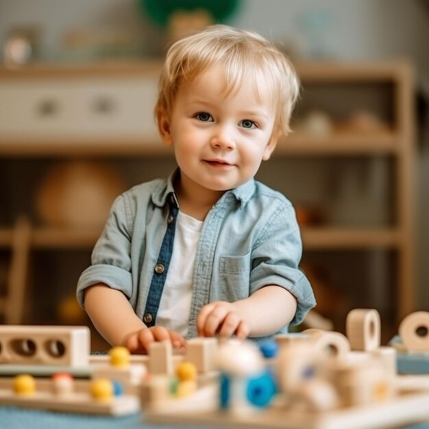 kinderen die met speelgoed spelen