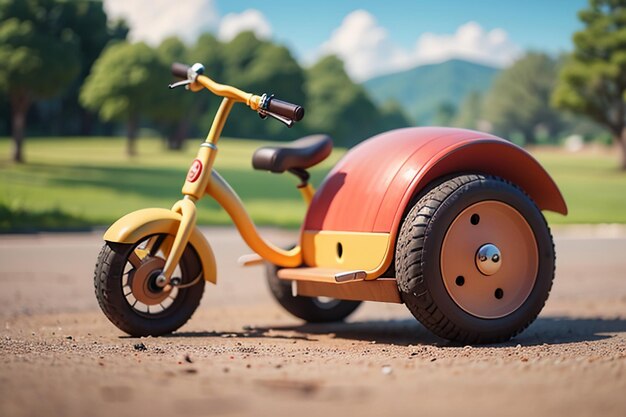 Foto kinderen driewieler speelgoed fiets behang achtergrond jeugd happy time fotografie werken