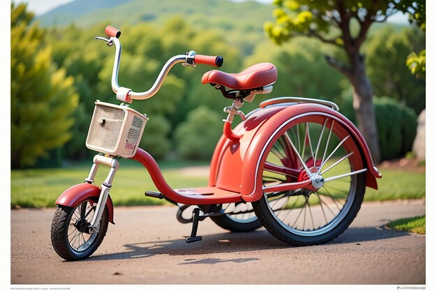 Foto kinderen driewieler speelgoed fiets behang achtergrond jeugd happy time fotografie werken