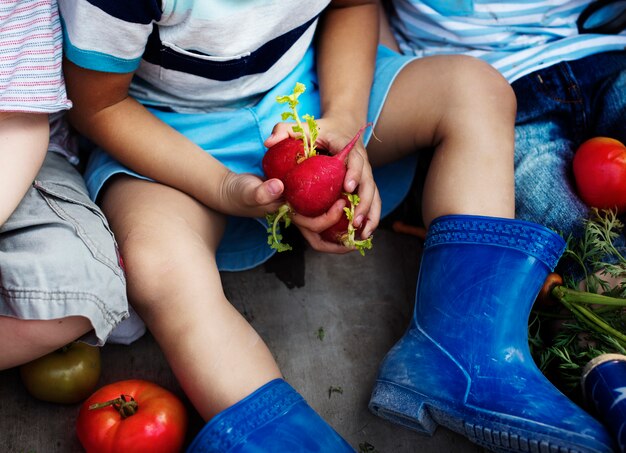 Kinderen genieten