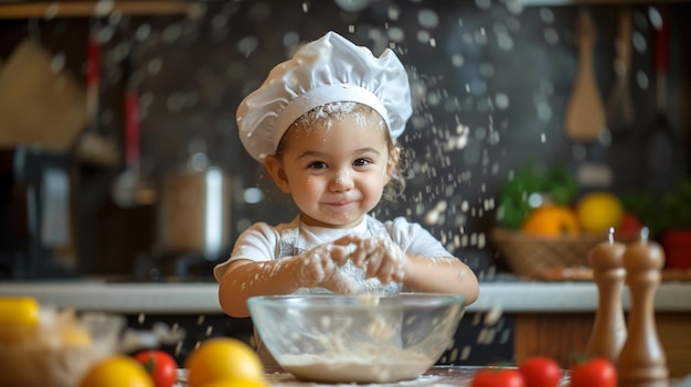 Kinderen koken rampen Deel de schattige maar vaak rommelige en onjuiste pogingen van kinderen om te leren koken met de nadruk op de leuke en educatieve aspecten van deze ervaringen