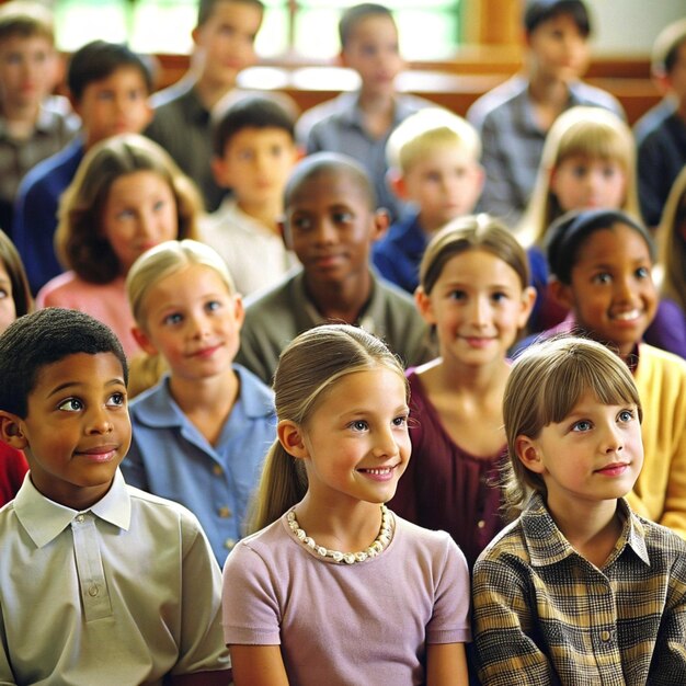 Foto kinderen op school