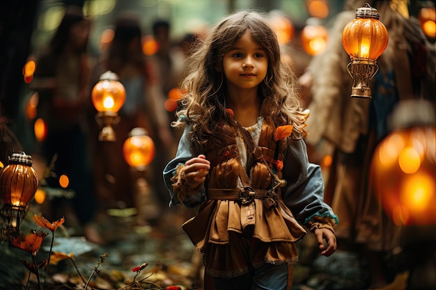 Kinderen verkennen fantasieën in de creatieve wereld generatieve IA