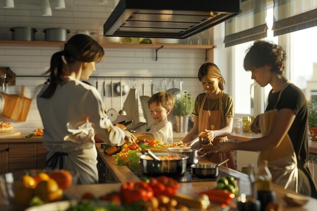 Kinderen verrassen hun moeder met een gepersonaliseerde