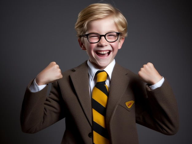 Foto kinderen vieren het leven de eenvoudigste genoegens