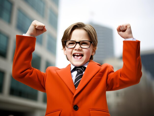 Foto kinderen vieren het leven de eenvoudigste genoegens