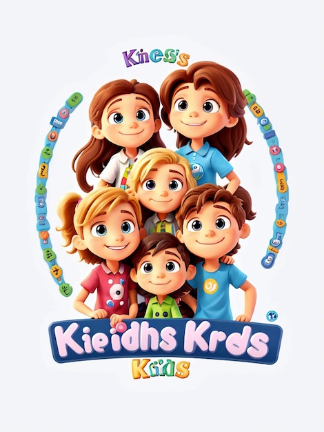 kinderen vrienden icoon logo