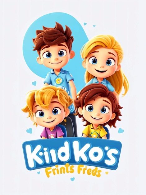 kinderen vrienden icoon logo