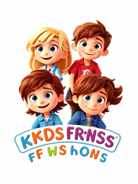 kinderen vrienden icoon logo