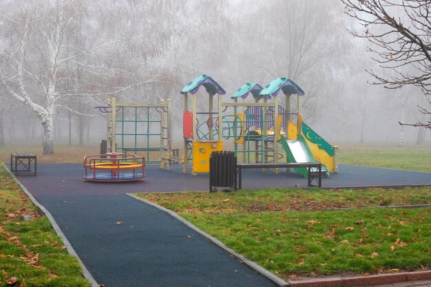 Kinderspeelplaats in openbaar park