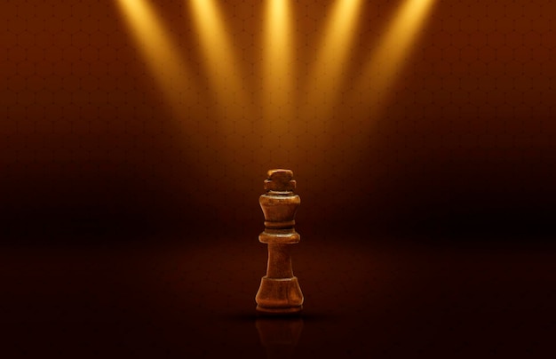 Photo the king of chess business planning ideas for success