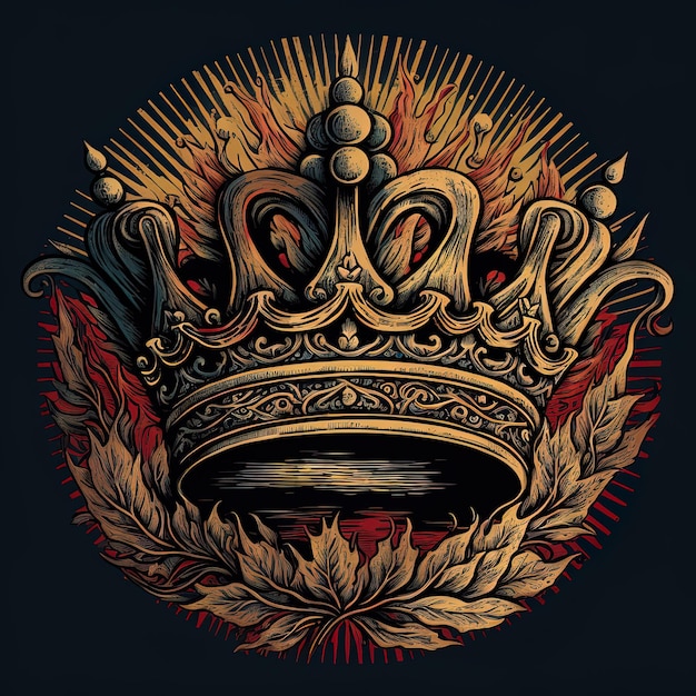 King crown illustration