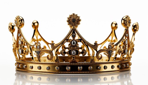 Photo king crown isolated on white background