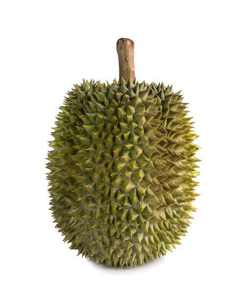 King of fruits, durian on white background