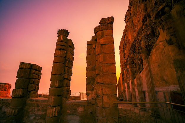 King Herod Masada fortress ruins