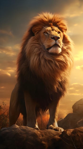 the king lion cinematic photolism