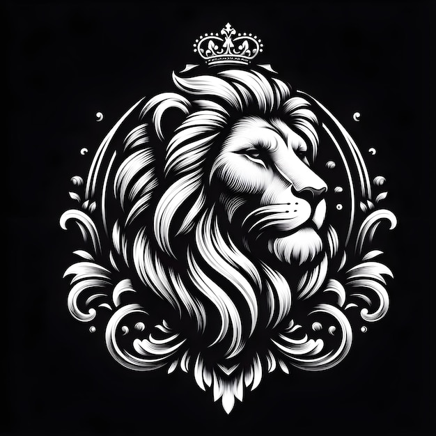 King lion logo