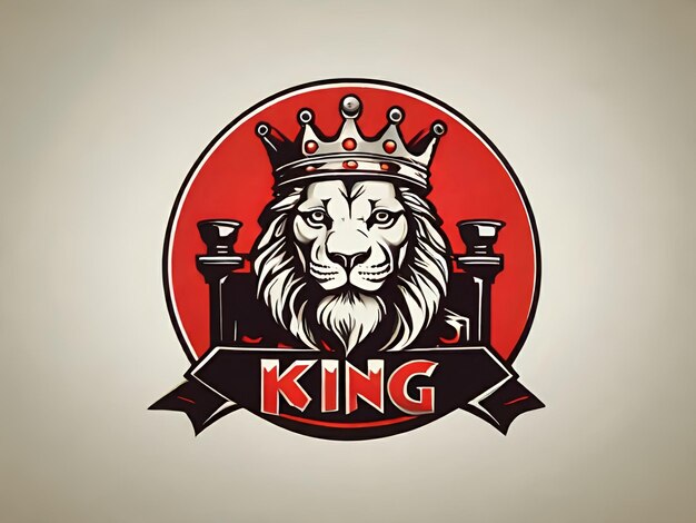 Foto vettore del logo di king