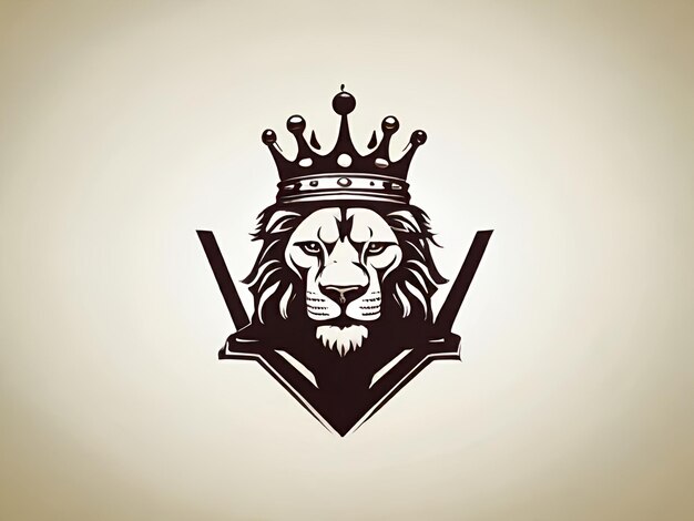 Foto vettore del logo di king